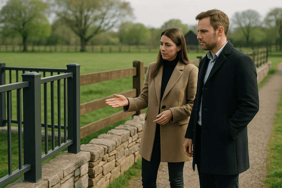 Encuentra el cierre ideal para tu finca optimizando seguridad y estilo con materiales como metal, madera y piedra. Ajusta a tus necesidades y clima.